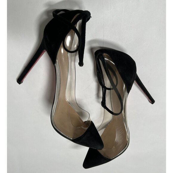 Christian Louboutin Un Bout 120 Illusion Pumps in Black - Picture 8 of 10